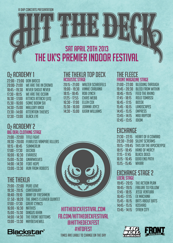 htd stage times bristol A5 front