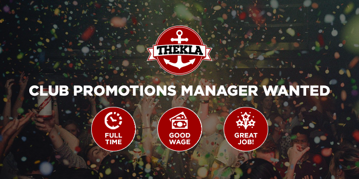 Club Promotions Manager Wanted