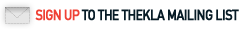 Sign up to the Thekla mailing list