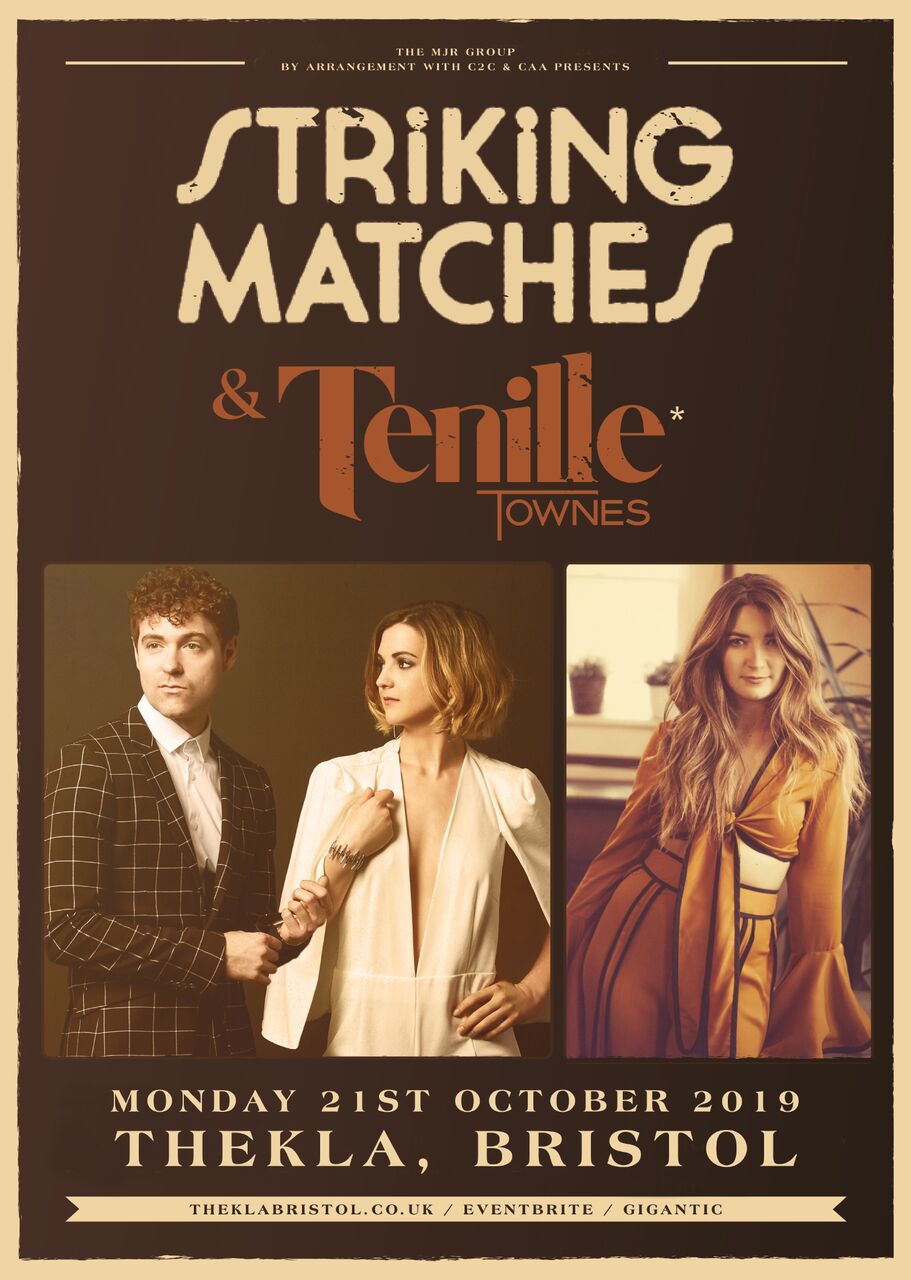 Striking Matches & Tenille Towns Thekla Bristol