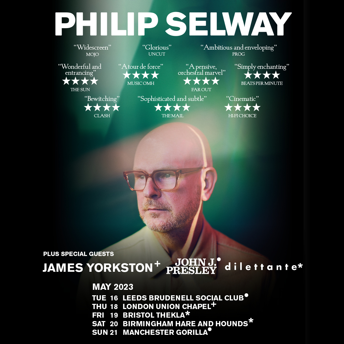 philip selway tour setlist